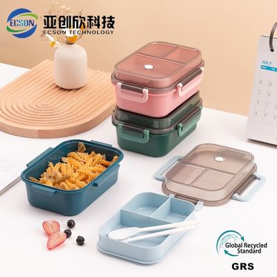 OEM Injection Molding red food PP Bento boxes